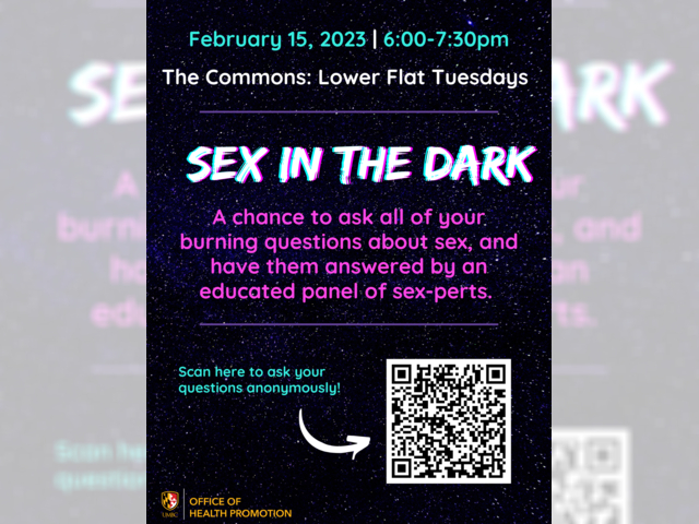 Sex In The Dark · Office Of Health Promotion · Myumbc 1268