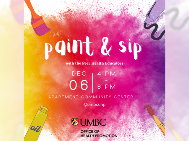 Paint & Sip with OHP Peer Health Educators · Office of Health Promotion ...