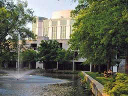A picture of UMBC library