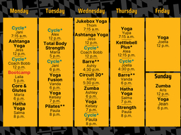 Group Fitness Fall 2025