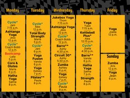 Group Fitness Fall 2025