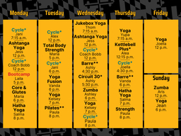 Group Fitness Fall 2025