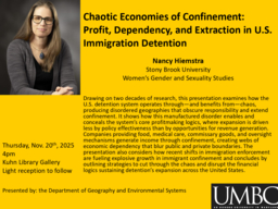 Chaotic Economies of Confinement: Profit, Dependency, and Extraction in U.S. Immigration Detention