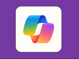 Microsoft Copilot logo: a rainbow-colored, interwoven ribbon icon centered on a white, rounded-square background.