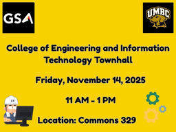 COEIT TOWNHALL Friday, November 14 | 11am - 1pm
Commons 329