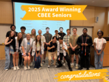 Group of 2025 award winning CBEE seniors