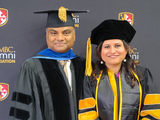 New graduate Dr. Oindrila Ghosh and Dr. Upal Ghosh