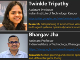 headshots of two speakers