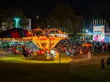 umbc homecoming carnival at night
